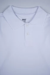 KISA KOL POLO YAKA BEYAZ LAKOS OKUL TİŞÖRTÜ - 10