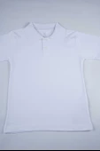 KISA KOL POLO YAKA BEYAZ LAKOS OKUL TİŞÖRTÜ - 12