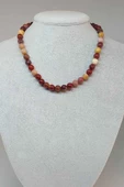 Jasper Taşı Kolye 8mm (9805) (Klipsli) - 1