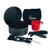 Laken Alüminyum Teflon Kaplama Bir Kişilik Pişirme Seti+Nprn Kılıflı Ø17cm  LK6011FN thumbnail 1