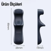 Polham Tüm Tabletlere Uyumlu 2 Adet Parmak Tutucu Oyun Kolu, Yapışkanlı Silikon Gamer Tablet Kolu - 5