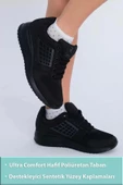 Supermark RYT Roma Ultra Comfort Memory Günlük&Koşu Siyah Kadın Spor Ayakkabı 45008 - 2
