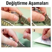 Polham 108 Adet 8mm ve 25mm arası Saat Pimi,Paslanmaz Çelik Yaylı Susta Saat Pimi Değiştirme Aparatı - 5