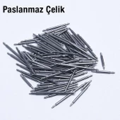 Polham 108 Adet 8mm ve 25mm arası Saat Pimi,Paslanmaz Çelik Yaylı Susta Saat Pimi Değiştirme Aparatı - 4