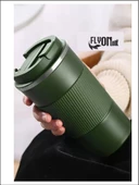 Çift Katmanlı Paslanmaz Çelik Sızdırmaz Termos Bardak 500 Ml Kupa Araç Kahve Çay Termos -549 - 1