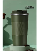 Çift Katmanlı Paslanmaz Çelik Sızdırmaz Termos Bardak 500 Ml Kupa Araç Kahve Çay Termos -549 - 2