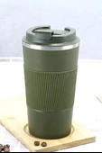 Çift Katmanlı Paslanmaz Çelik Sızdırmaz Termos Bardak 500 Ml Kupa Araç Kahve Çay Termos -549 - 6