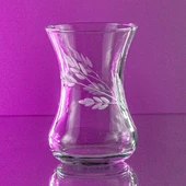 Decocia S03 6lı Çay Bardağı 135cc Sürgün Desenli - 3