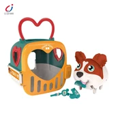 Aya Toys Çocuklar İçin Sesli Köpek Bakım Çantası ve Evi - 2