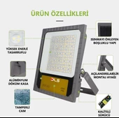 300W Led Projektör Park Bahçe Çevre Site Bina Tabela Dış Mekan Led Lamba thumbnail 3