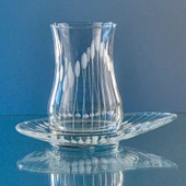 Decocia Nevasia 6 Kişilik 12 Parça Çay Seti 170cc Vega Desenli thumbnail 3