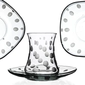 Decocia Kazaan 6 Kişilik 12 Parça Çay Seti 170cc Hotpoint Desenli thumbnail 1