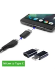 Usb 3.1 Type-C to Mikro Usb Şarj Çevirici Dönüştürücü Adaptör - 2