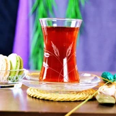 Decocia Nazen 6 Kişilik 12 Parça Çay Seti 175cc Sürgün Desenli thumbnail 3