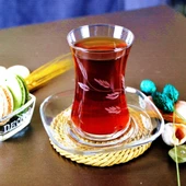 Decocia Nazen 12 Kişilik 24 Parça Çay Seti 175cc  Sürgün Desenli - 2