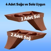 Venüs Lüks Mobilya Kanepe Sehpa Tv Ünitesi Koltuk Ayağı 8 Cm Kahverengi Baza Ayakları (4 ADET) thumbnail 3