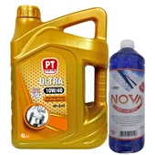Petro Time 10W-40 4 Litre Motor Yağı -Benzin, Lpg, Dizel ( + 1 Lt Oto Cam Suyu) - 1