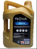 Nova 10W-60 SN Tam Sentetik Motor Yağı 4 Litre + Cam Suyu 1 L thumbnail 2
