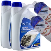 Nova ULTRA -40 Derece Yeşil Antifriz 3 + 3 (6 Litre)  + 2 Cam Suyu - 1