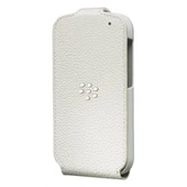 BlackBerry Q10 leather flip shell kılıf Siyah NFC ORJİNAL GENPA - 2