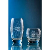 Decocia Pudgy 12 Parça Su ve Meşrubat Kesme Bardak Seti Mira Desenli thumbnail 1