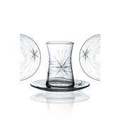 Decocia Karabağ 6 Kişilik 12 Parça Çay Seti 165cc Mira Desenli thumbnail 1