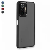 Xiaomi Redmi Note 10 Pro 4G Kılıf Freya Lazer Lens Kamera Çerçeveli Silikon Kapak - 1