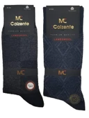 Mia Calzente 6 Adet Lambswool - Yün Erkek Çorap - 12