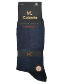 Mia Calzente 3 Adet Lambswool - Yün Erkek Çorap - 9