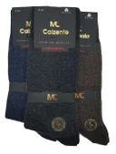 Mia Calzente 3 Adet Lambswool - Yün Erkek Çorap - 12
