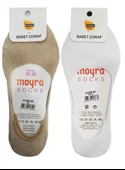 Moyra 6'lı Paket Arkası Silikonlu Modal Bayan Babet Çorap - 10