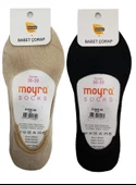 Moyra 6'lı Paket Arkası Silikonlu Modal Bayan Babet Çorap - 8