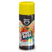 Dekor Akrilik Efektli Sprey Boya Krom Sarı 400 ML - 4