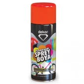 Dekor Akrilik Efektli Sprey Boya Floresan Kırmızı 400 ML thumbnail 2