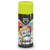 Dekor Akrilik Efektli Sprey Floresan Sarı 400 ML - 4