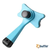 BUFFER® Evcil Hayvan Kedi Köpek Tüy Toplayıcı Otomatik Tuşlu Pet Tarak - 4