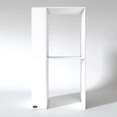 Kenzlife Çamaşır-Kurutma Makinesi Dolabı Demyan Sol Byz 180*090*60 Banyo Kapaksız Arkalıksız - 3