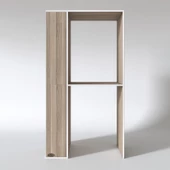 Kenzlife çamaşır-kurutma makinesi dolabı demyan sol crd 180*090*60 banyo kapaksız arkalıksız - 3