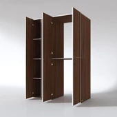 Kenzlife çamaşır-kurutma makinesi dolabı kapaklı yaromira sol cvz 180*120*60 banyo arkalıksız thumbnail 4