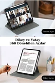 iPad 10.2 8.Nesil Uyumlu 360° Dönebilen Pino Tablet Kılıfı thumbnail 6