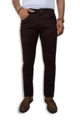 Cengiz İnler Fermuarlı 5 Cep Kuş Gözü  Slim Fit Erkek Kanvas Pantolon - 6