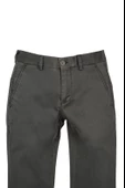 Cengiz İnler Fermuarlı Yan Cep İnce Çizgili Slim Fit Erkek Kanvas Pantolon - 3