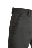 Cengiz İnler Fermuarlı Yan Cep İnce Çizgili Slim Fit Erkek Kanvas Pantolon - 2