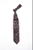Cengiz İnler Çiçekli Mikrofiber Erkek Kravat Aksesuar - 2