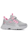 Günlük Kız - Erkek Çocuk Sneaker Nefes Alabilen Lastik Bağcıklı Cırtlı Hafif Esnek Ayakkabı 0013 - 5