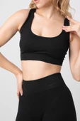 DoReMi Seamless Fitilli Çapraz Kalın Askılı Spor Sütyen - 7