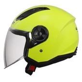 LS2 Aırflow 2 Neon Sarı Açık Motosiklet Kaskı - 2