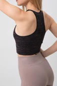 DoReMi Seamless Zebra Desenli Halter Yaka Spor Sütyen - 6