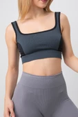 DoReMi Seamless Fitilli Kalın Askılı Spor Sütyen - 4