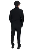Cengiz İnler Düz Kruvaze Slim Fit Erkek Takım Elbise thumbnail 9